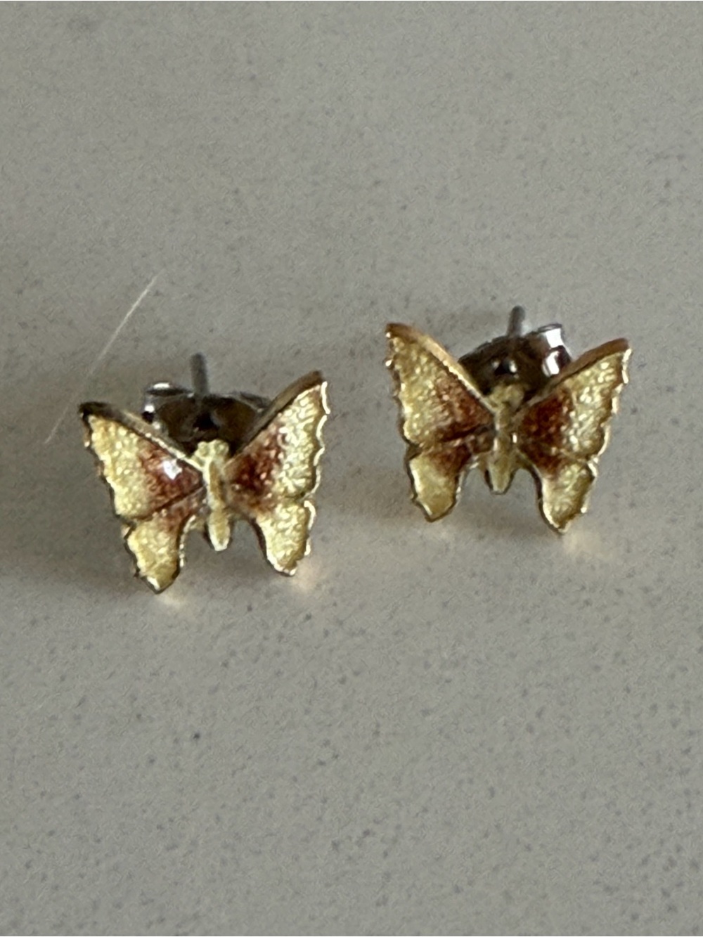 Gold Butterfly Stud Earrings - Women Jewelry